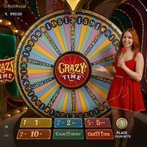 RichRoyal - Crazy Time Slot Game - Play Now